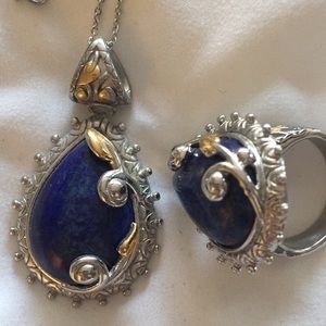 Size 10 ring and pendant